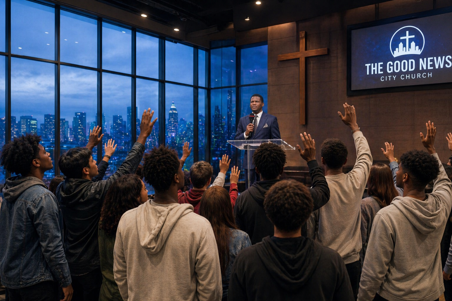 The Good News City Church ministry gathering