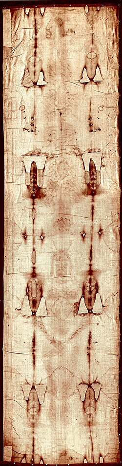 Shroud of Turin linen detail